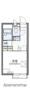 レオパレスベルウッド【2階】の間取り