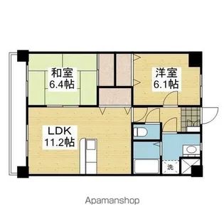 メゾン・ド・クレール【202.号室】の間取り
