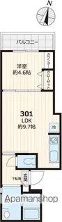 ムーンライズ【301号室号室】の間取り