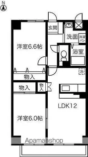 メトロ扶桑【103号室】の間取り