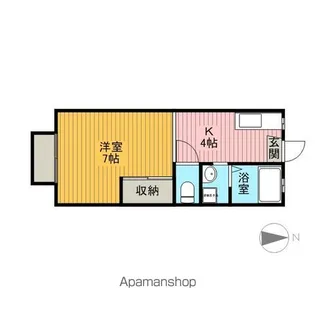 サンシティー宮田【2階】の間取り