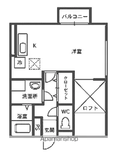 シャルマンドミール【205号室】の間取り