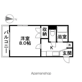 セレクシオン【101号室】の間取り
