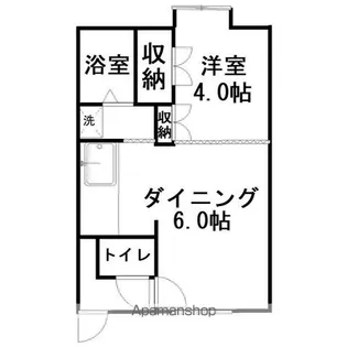 ビューポイントB【2階】の間取り