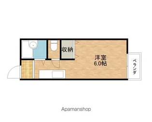 プラザエイト【2階】の間取り