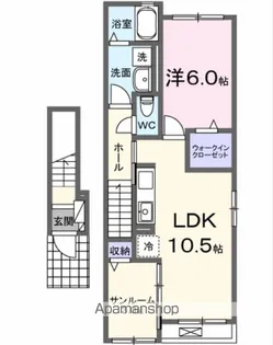 フォリアⅢ【2階】の間取り