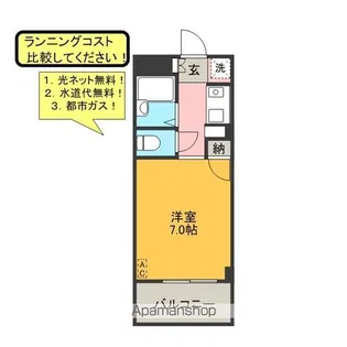 アーネストビル【4階】の間取り