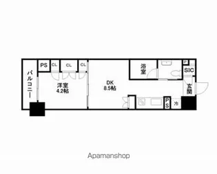 レジディア新御徒町【7階】の間取り