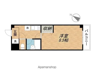 クローバーハイツⅢ【6階】の間取り