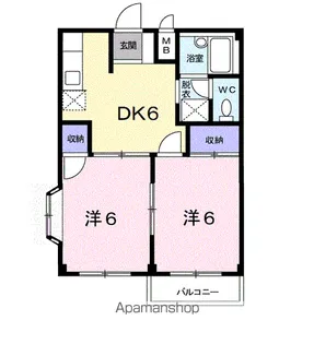 エルディム清水Ⅰ【1階】の間取り