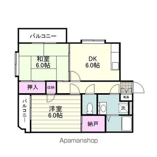 エスペランサ田上【1階】の間取り