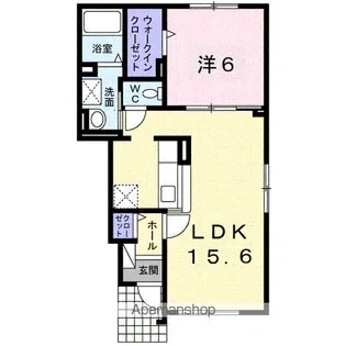 ロシェブランⅠ【1階】の間取り