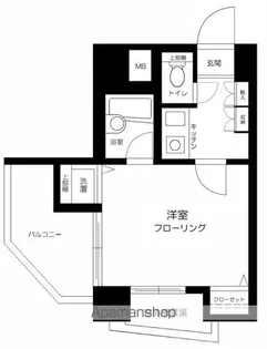 フェニックス北新宿エルミタージュ【5階】の間取り