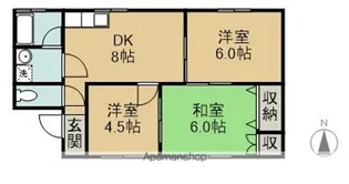 クレストコート【1階】の間取り