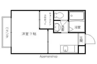 ヴァリュージュ御所ノ内【205号室】の間取り