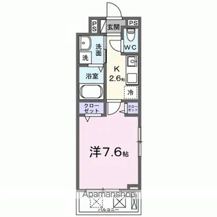 PRADERA吉川美南【2階】の間取り