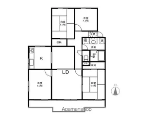 ステイツハウス栗田【2階】の間取り