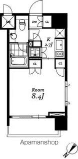 チェスターコート御茶ノ水【14階】の間取り