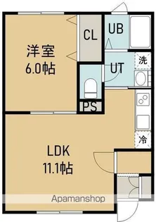 マンションT&KⅡ【303号室】の間取り