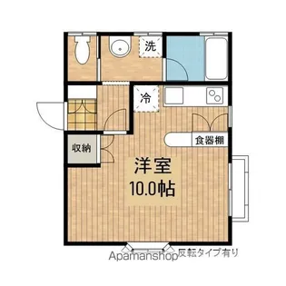 エコール【201号室】の間取り