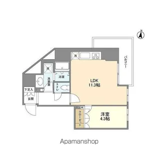 OPEN BLOOM SUMIDA YAHIRO【9階】の間取り