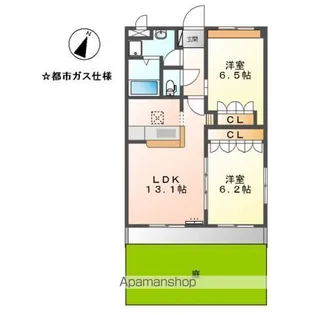 ウインド フィル会所【1階】の間取り