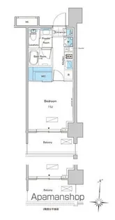 ルフォンプログレ清澄白河プレミア【9階】の間取り