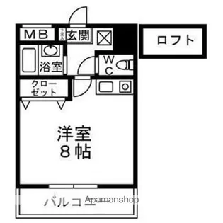 アーバンクルーザー高砂【8階】の間取り