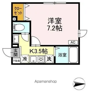 ルグランウィル【1階】の間取り