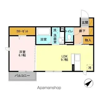カーサ・エスペランサ【2階】の間取り