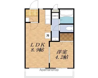 ハイブリエ【302号室】の間取り