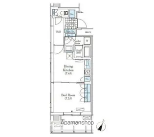 メルクマール京王笹塚レジデンス【15階】の間取り
