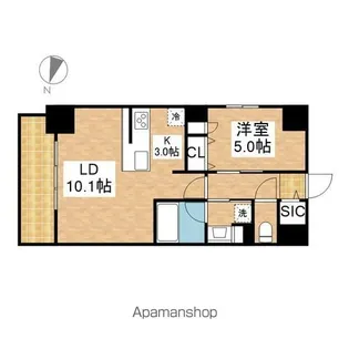 L&Cレジデンス鶴舞公園【10階】の間取り