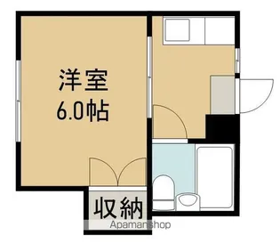 コーポ石山【1階】の間取り