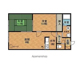 パレスエリーゼセブン【205号室】の間取り