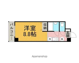 コスモヒルズ中央林間【502号室】の間取り