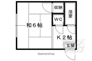平安荘【3号室】の間取り