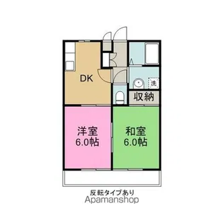 ファミールハイツC【102号室】の間取り