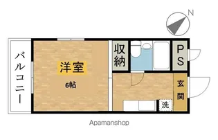 三和ビル【101号室】の間取り