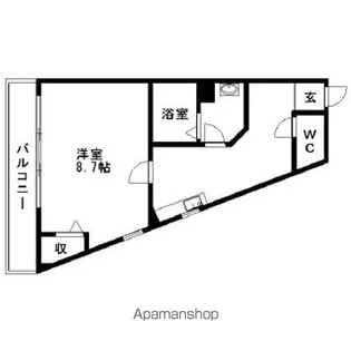 パンスターチス【3階】の間取り