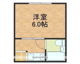 小路東ハイツⅡ【305号室】の間取り