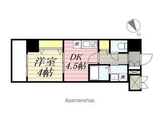 ラグゼナ松戸【9階】の間取り