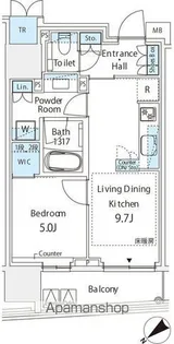 ミレアコート銀座プレミア【7階】の間取り