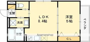 ティアラ豊川【201号室】の間取り