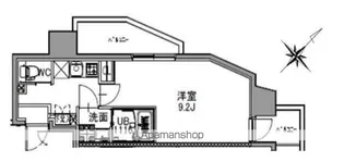 SーRESIDENCE王子WEST【4階】の間取り