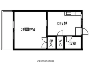 グリーンバード1【202号室】の間取り