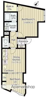 EDIT西池袋【1階】の間取り