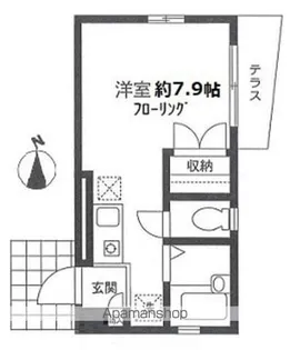 ヒルズ元町【1階】の間取り
