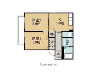 バリュージュ大宮【1階】の間取り