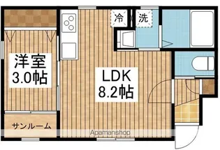 メゾン・ド・KⅡ【1階】の間取り